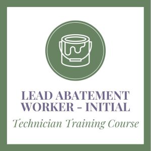 Lead abatement worker- initial, technician training course graphic