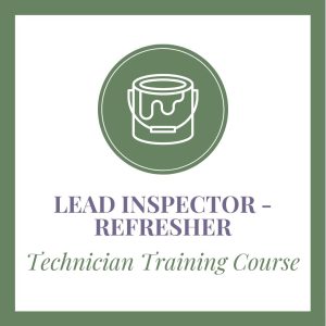 Lead Inspector - Refresher, technician training course graphic